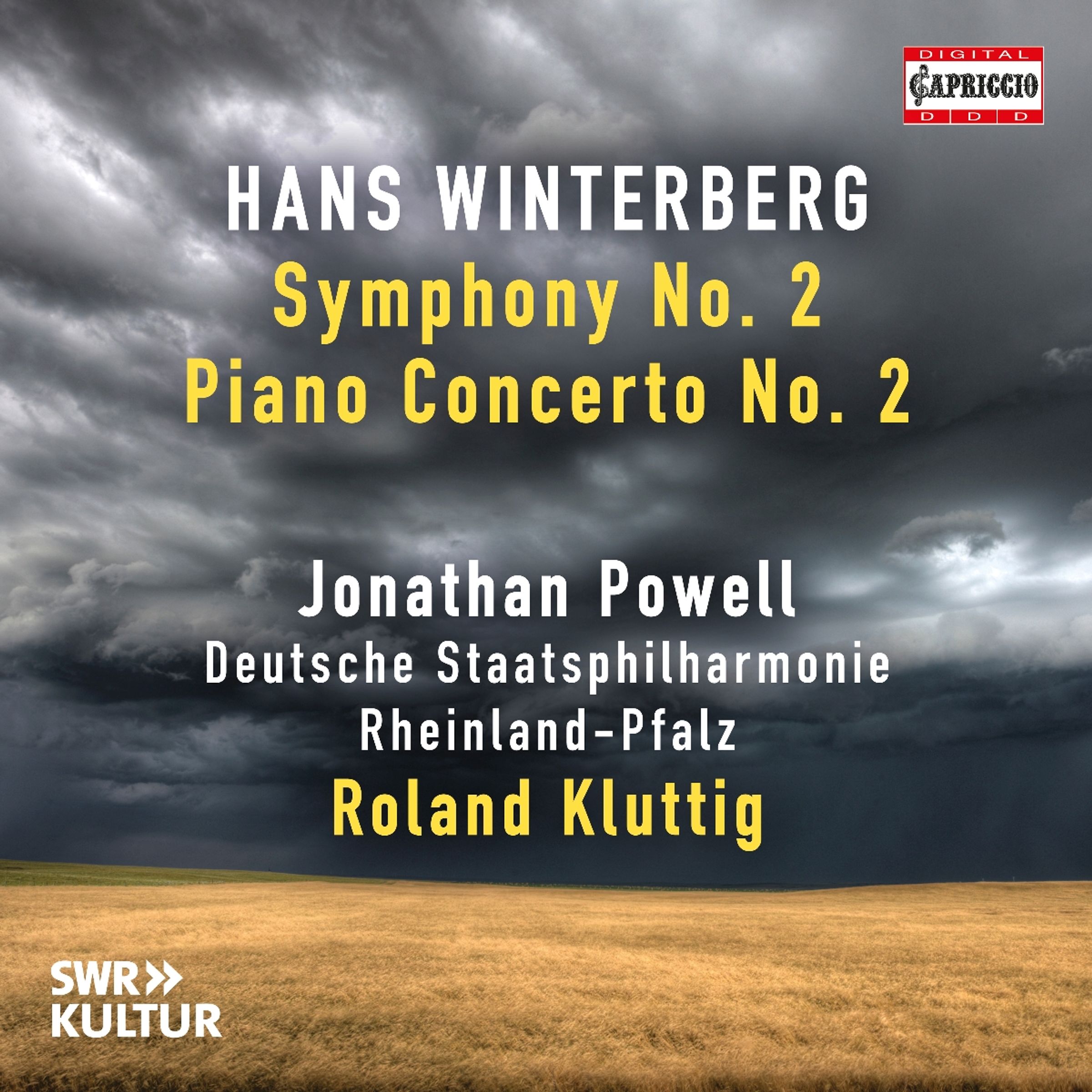 Cover: Hans Winterberg Piano Concerto No. 2; Symphony No. 2