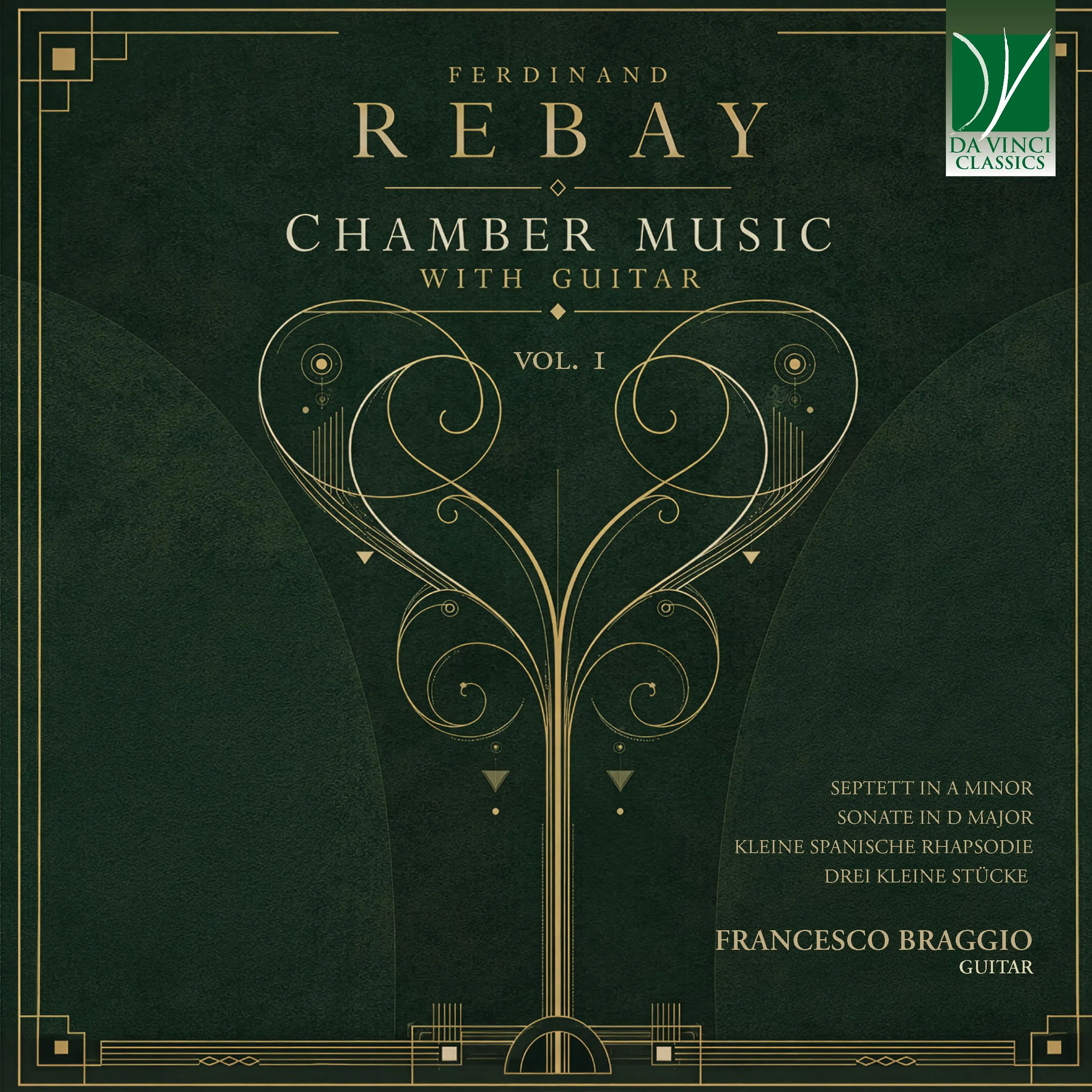 Cover: Ferdinand Rebay: Chamber Music with Guitar Vol. 1