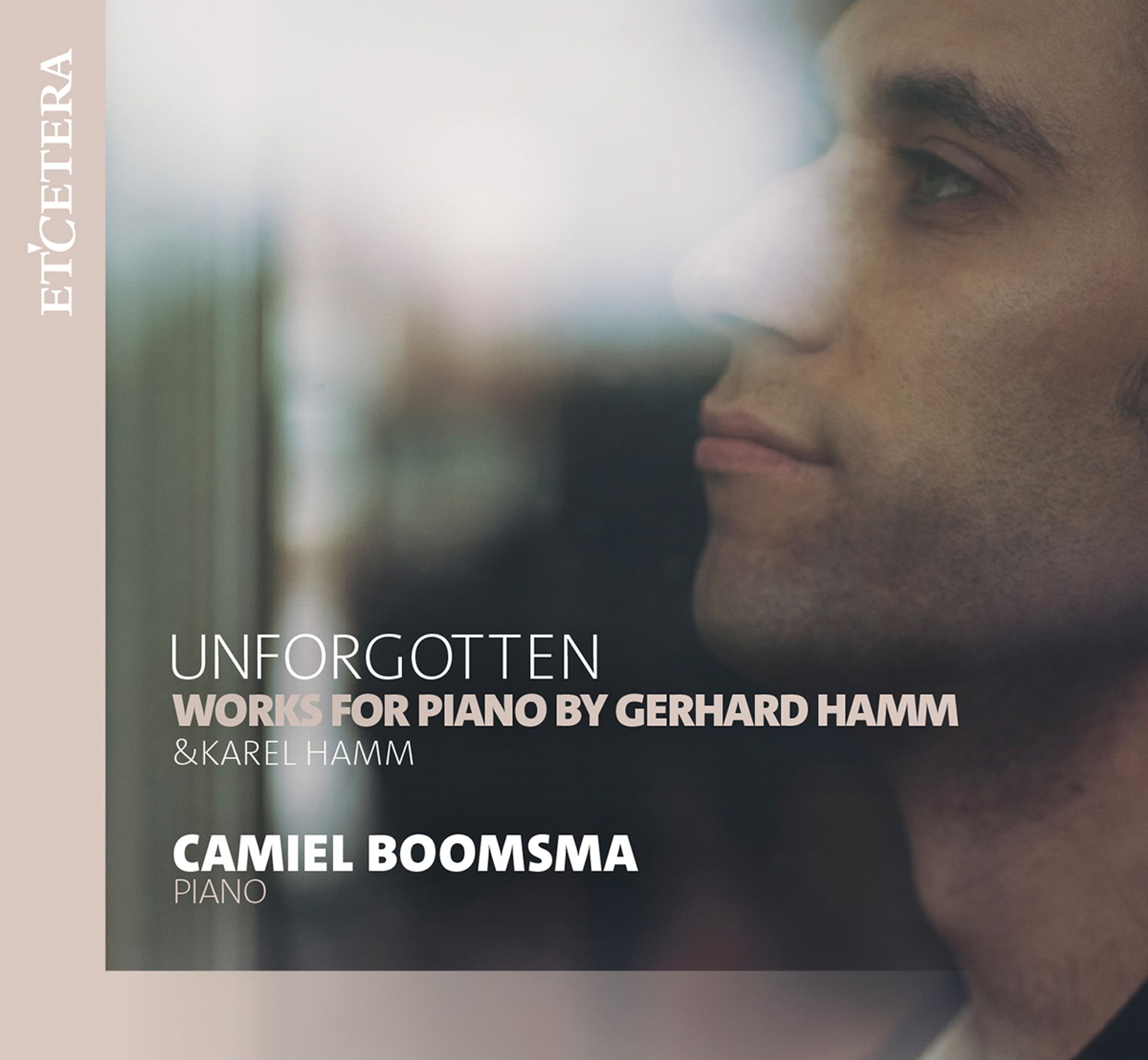 Cover: WORKS FOR PIANO BY GERHARD HAMM