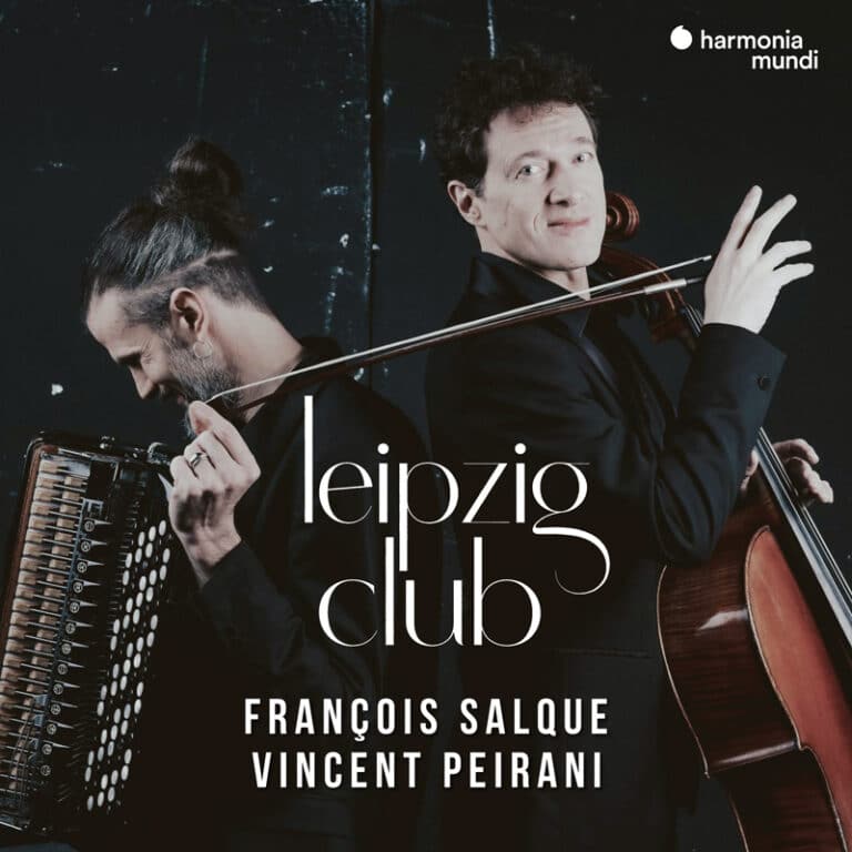 Cover: Leipzig Club : Œuvres et transcriptions de J.S. Bach, Mendelssohn, Villa-Lobos, Vasks, Strouk, Mehldau, Lê Quang et Peirani