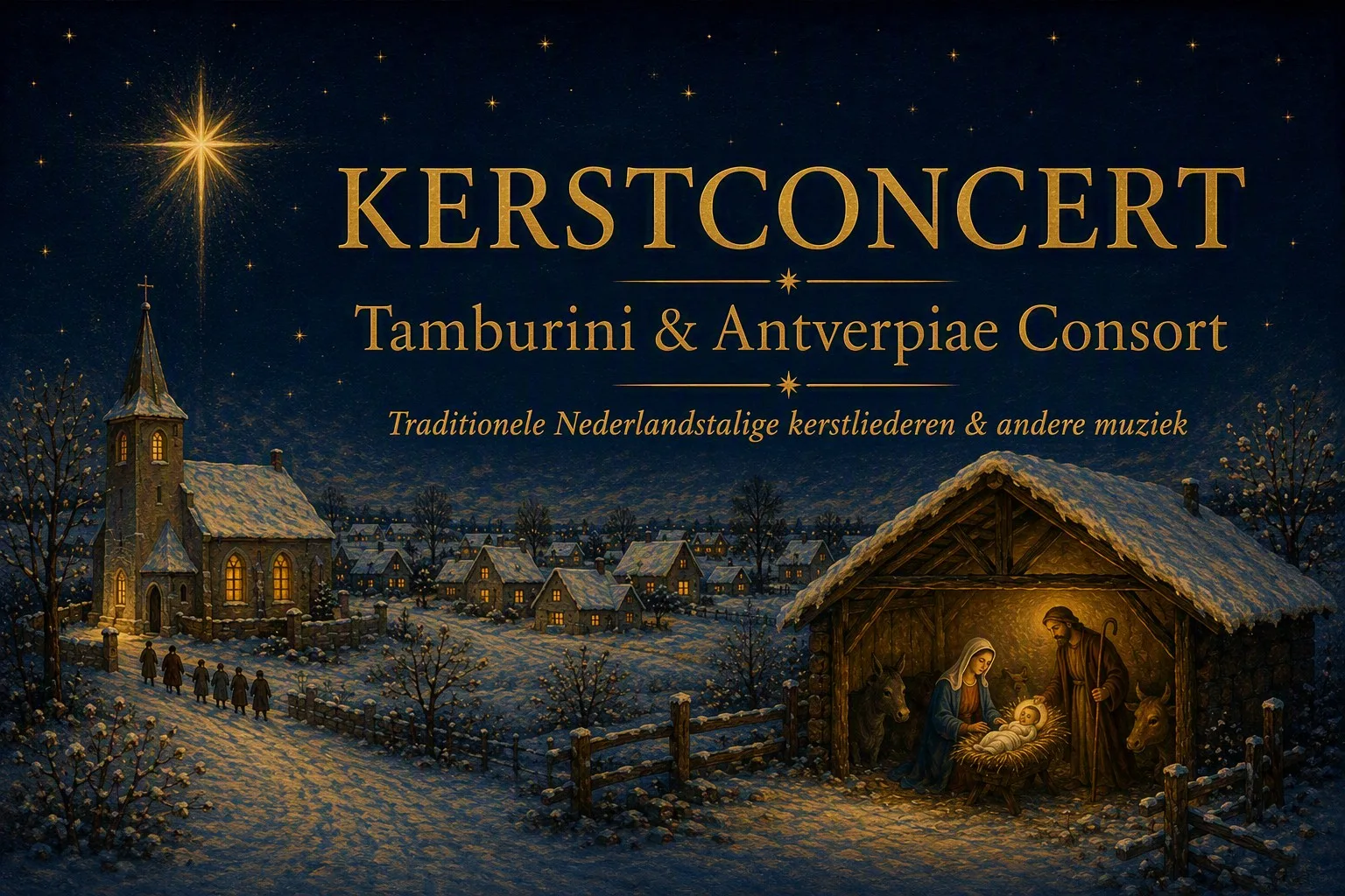 Affiche of sfeerbeeld van Kerst in Vlaanderen
