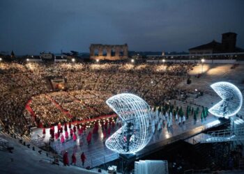 Nabucco van Guiseppe Verdi in de Arena van Verona