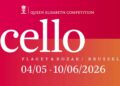 Koningin Elisabethwedstrijd Cello – halve finales 2026