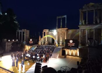 Thracian Awards in the Roman theater of Plovdiv, Bulgaria, June 23.